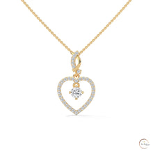 0.50 CT. Heart Drop Pendant