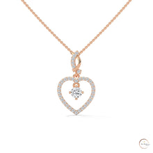 0.50 CT. Heart Drop Pendant