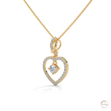 0.50 CT. Heart Drop Pendant