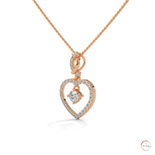 0.50 CT. Heart Drop Pendant