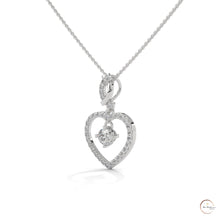 0.50 CT. Heart Drop Pendant