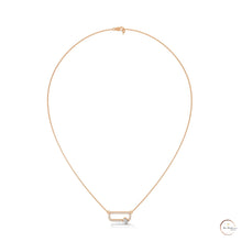 0.60 CT. Oval Link Diamond Pendant