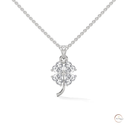 0.70 Ct. Diamond Four-Leaf Clover Pendant