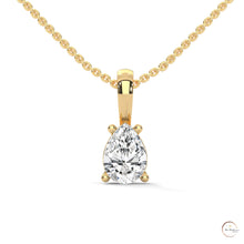 0.75 CT. Pear Lab Diamond Pendant