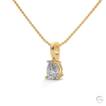 0.75 CT. Pear Lab Diamond Pendant