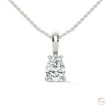 0.75 CT. Pear Lab Diamond Pendant