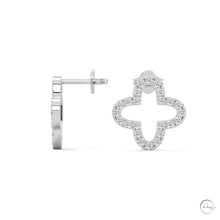 0.80 CT. Cross-Shaped Diamond Earrings