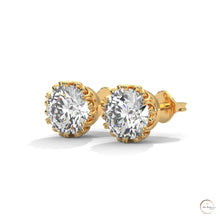 0.90 CT. Floral Lab Diamond Studs