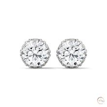 0.90 CT. Floral Lab Diamond Studs