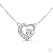 0.90 CT. Heart Diamond Pendant
