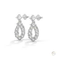 0.90 CT. Teardrop Lab Diamond Earrings