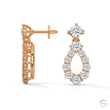 0.90 CT. Teardrop Lab Diamond Earrings