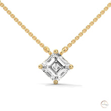 1 CT. Asscher-Cut Diamond Solitaire Pendant