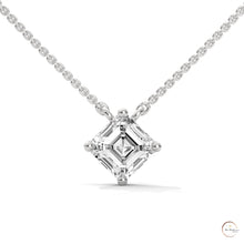 1 CT. Asscher-Cut Diamond Solitaire Pendant