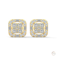 1 CT. Baguette Diamond Stud Earrings