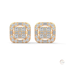 1 CT. Baguette Diamond Stud Earrings