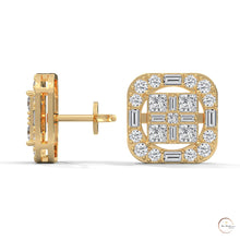 1 CT. Baguette Diamond Stud Earrings