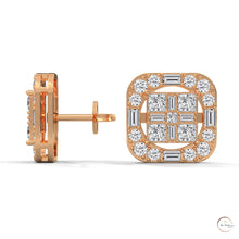 1 CT. Baguette Diamond Stud Earrings