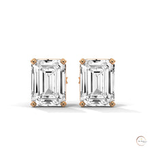 1 CT. Emerald-Cut Lab Diamond Studs