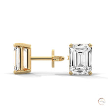 1 CT. Emerald-Cut Lab Diamond Studs