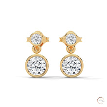 1 CT. Lab Diamond Drop Earrings – Timeless Luxury