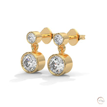 1 CT. Lab Diamond Drop Earrings – Timeless Luxury