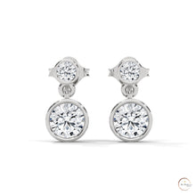1 CT. Lab Diamond Drop Earrings – Timeless Luxury