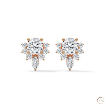 1 CT. Round & Marquise Diamond Studs