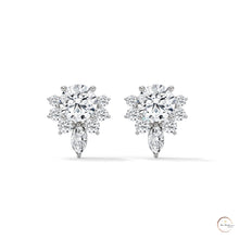 1 CT. Round & Marquise Diamond Studs