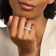 10 Ct. Oval Lab Diamond Eternity Band – Classic Luxury