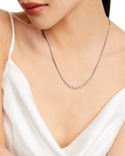 14K Gold Lab Diamond 18 inch Tennis Necklace Graduated– Luxury Fine Jewelry