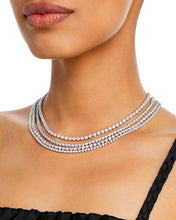 Luxury 14K Gold Lab Diamond 18 inch Tennis Necklace Round Prong – Timeless Elegance