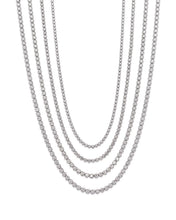 Luxury 14K Gold Lab Diamond 18 inch Tennis Necklace Round Prong – Timeless Elegance