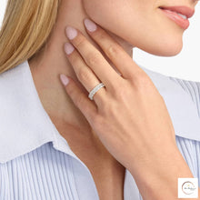 13 Ct. Emerald Cut Lab Diamond Eternity Band