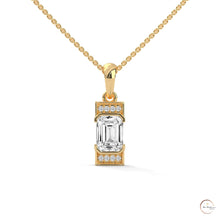 1.0 CT. Emerald-Cut Diamond Pendant
