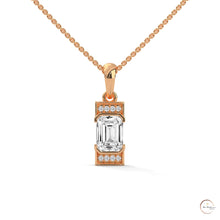 1.0 CT. Emerald-Cut Diamond Pendant