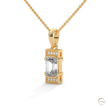 1.0 CT. Emerald-Cut Diamond Pendant