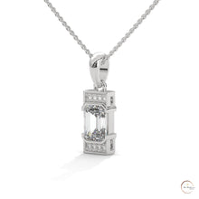 1.0 CT. Emerald-Cut Diamond Pendant