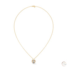 1.10 CT. Oval Halo Diamond Pendant