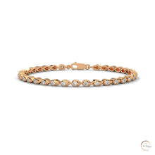 1.20 Ct. Twist Link Lab Diamond Bracelet