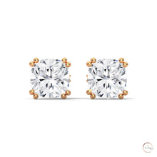 1.25 CT. Cushion-Cut Diamond Stud Earrings