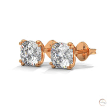 1.25 CT. Cushion-Cut Diamond Stud Earrings