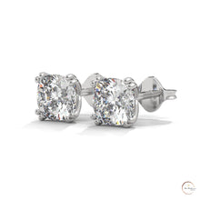 1.25 CT. Cushion-Cut Diamond Stud Earrings