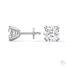1.25 CT. Cushion-Cut Diamond Stud Earrings