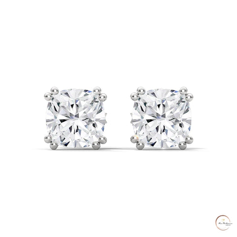 1.25 CT. Cushion-Cut Diamond Stud Earrings