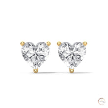 1.25 CT. Heart Lab Diamond Studs