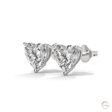 1.25 CT. Heart Lab Diamond Studs