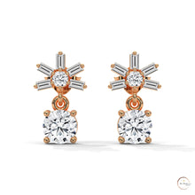 1.25 CT. Starburst Diamond Drop Earrings