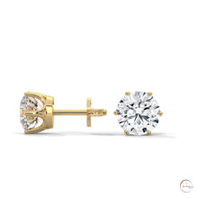 1.30 CT. 6-Prong Round Lab Diamond Studs