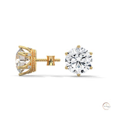1.30 CT. 6-Prong Round Lab Diamond Studs